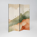 WATERCOLOUR PEAKS 4-Panel Room Divider