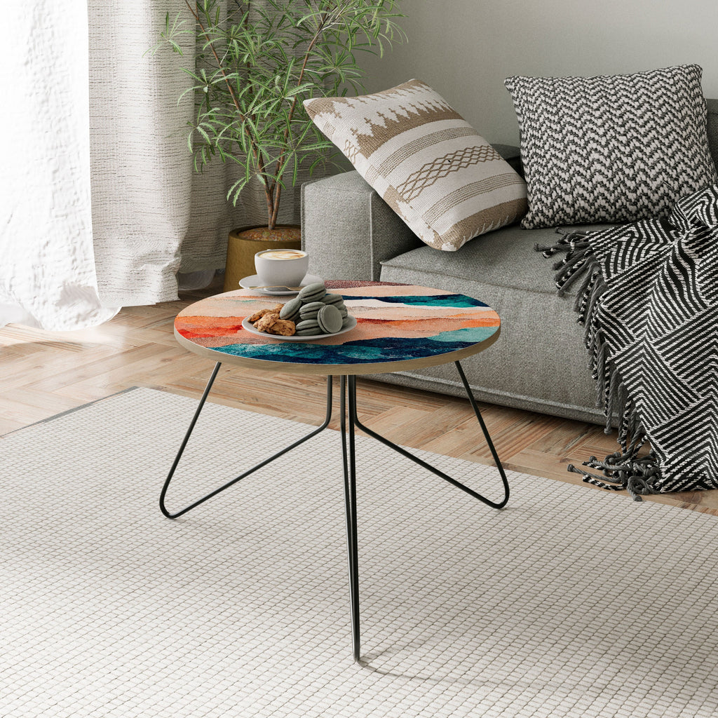 Table basse PAYSAGE ABSTRAIT 60