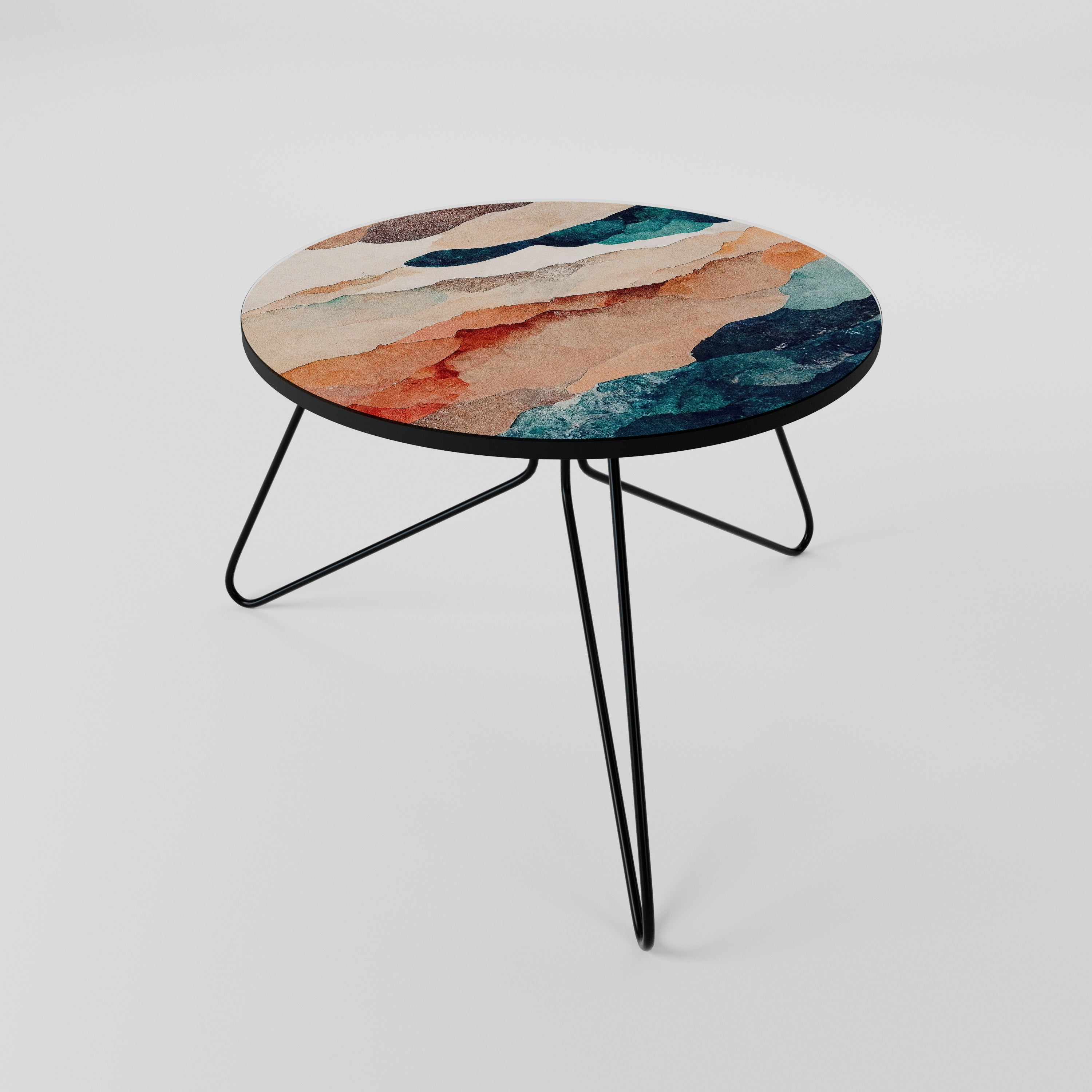Table basse PAYSAGE ABSTRAIT 60