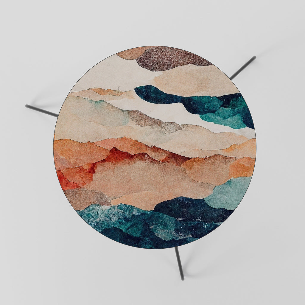 Table basse PAYSAGE ABSTRAIT 60