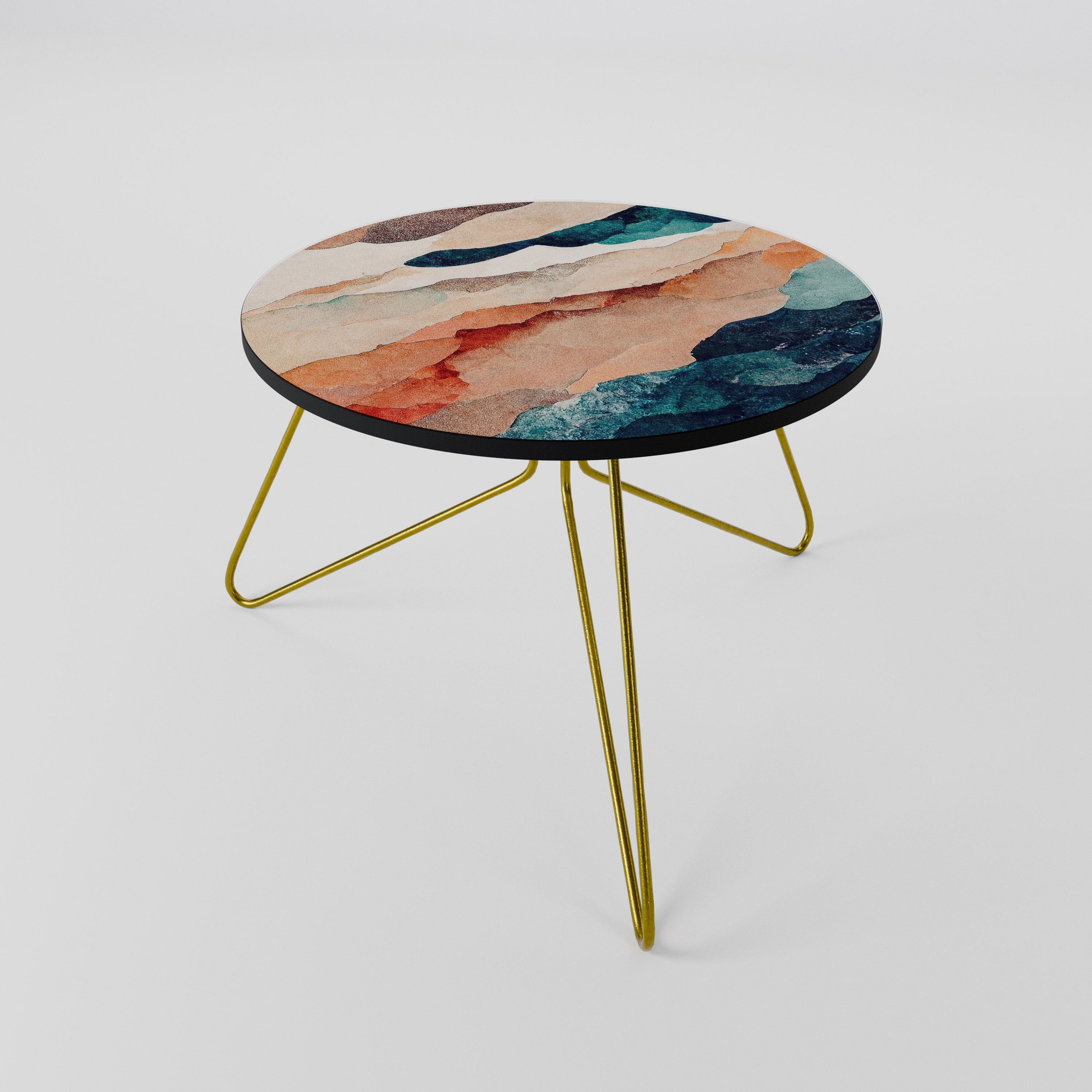 Table basse PAYSAGE ABSTRAIT 60