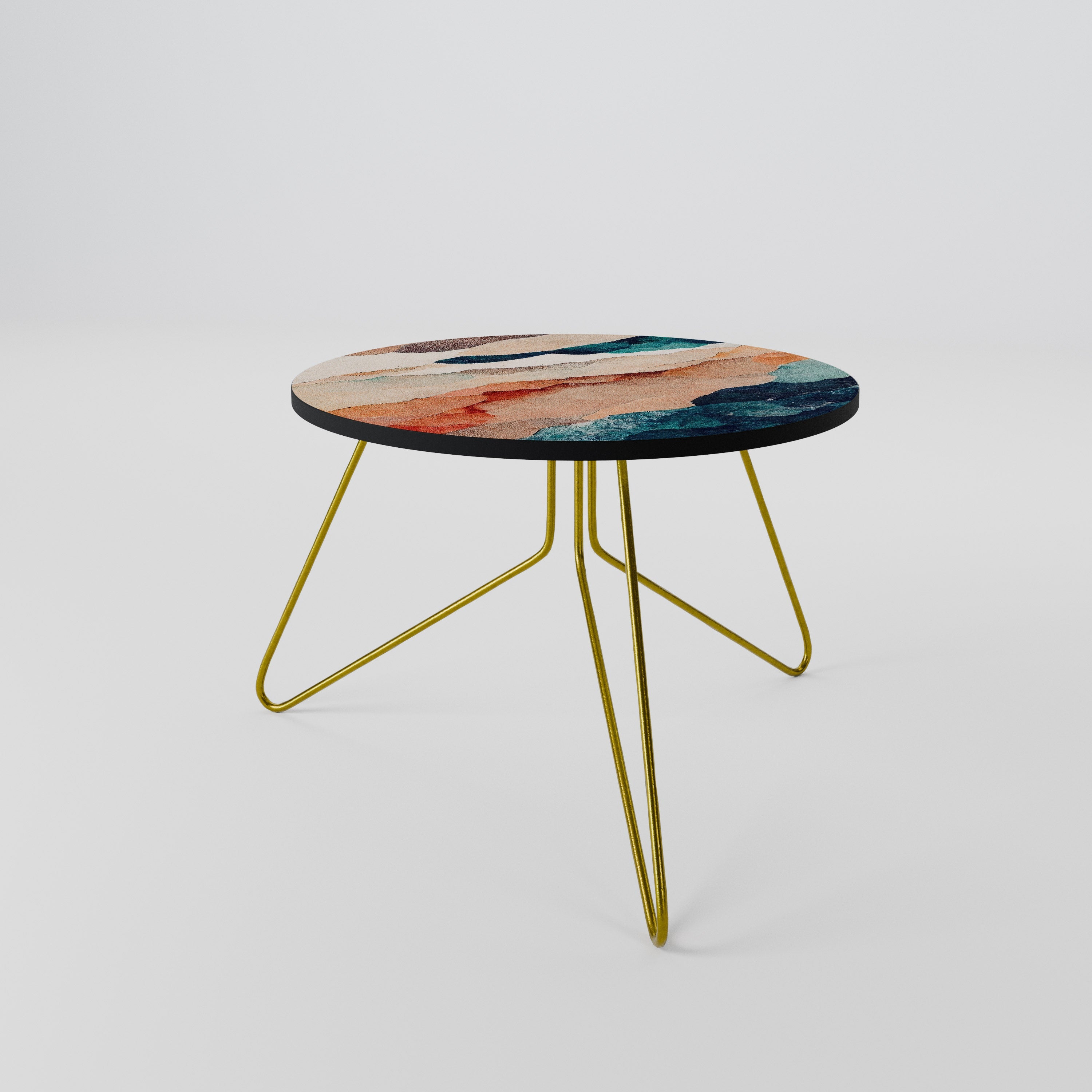 Table basse PAYSAGE ABSTRAIT 60