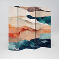 ABSTRACT LANDSCAPE 5-Panel Room Divider