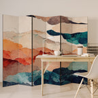 ABSTRACT LANDSCAPE 6-Panel Room Divider