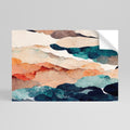 ABSTRACT LANDSCAPE Peel and Stick Horizontal Poster