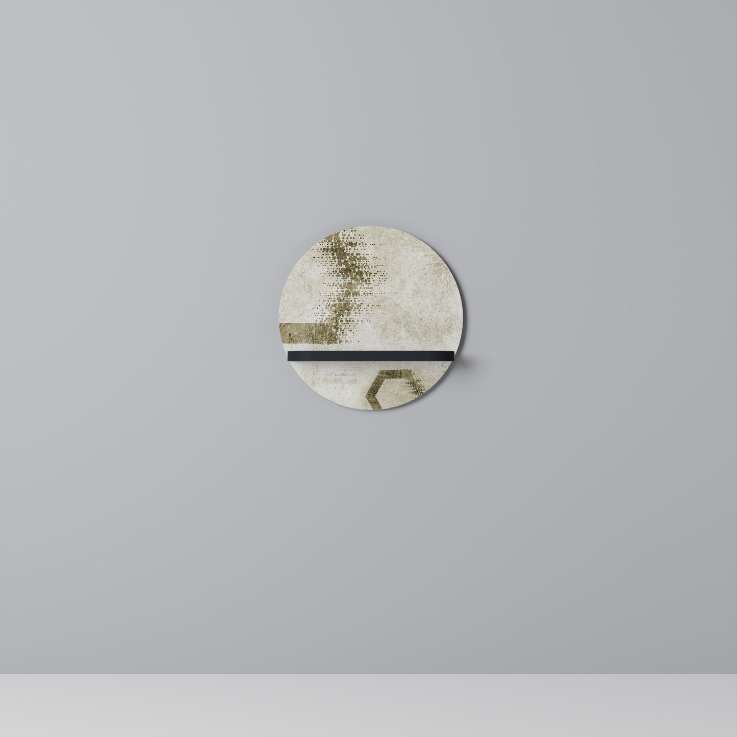 HEXAGONAL SHAPES Art Shelf