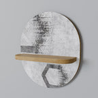 HEXAGONAL FIGURES Art Shelf