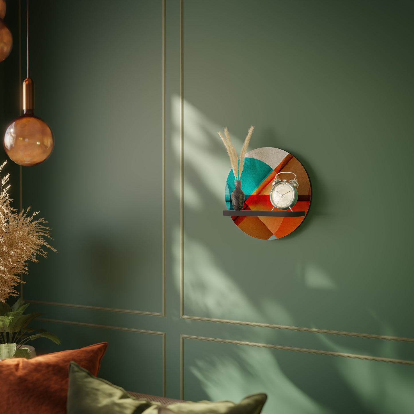 CIRCULAR RHAPSODY Art Shelf