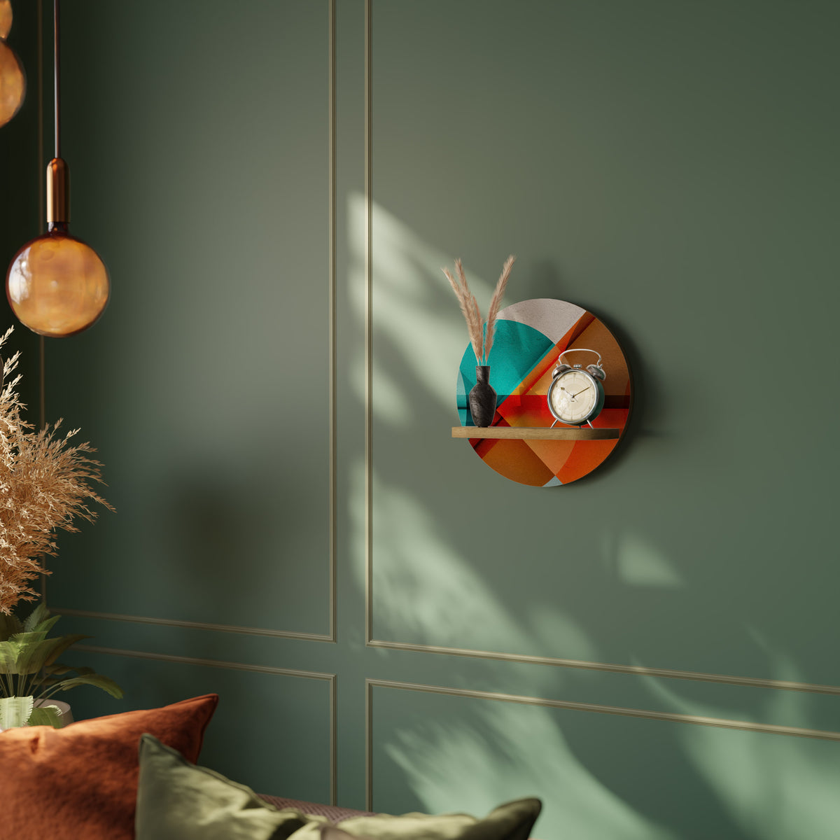CIRCULAR RHAPSODY Art Shelf