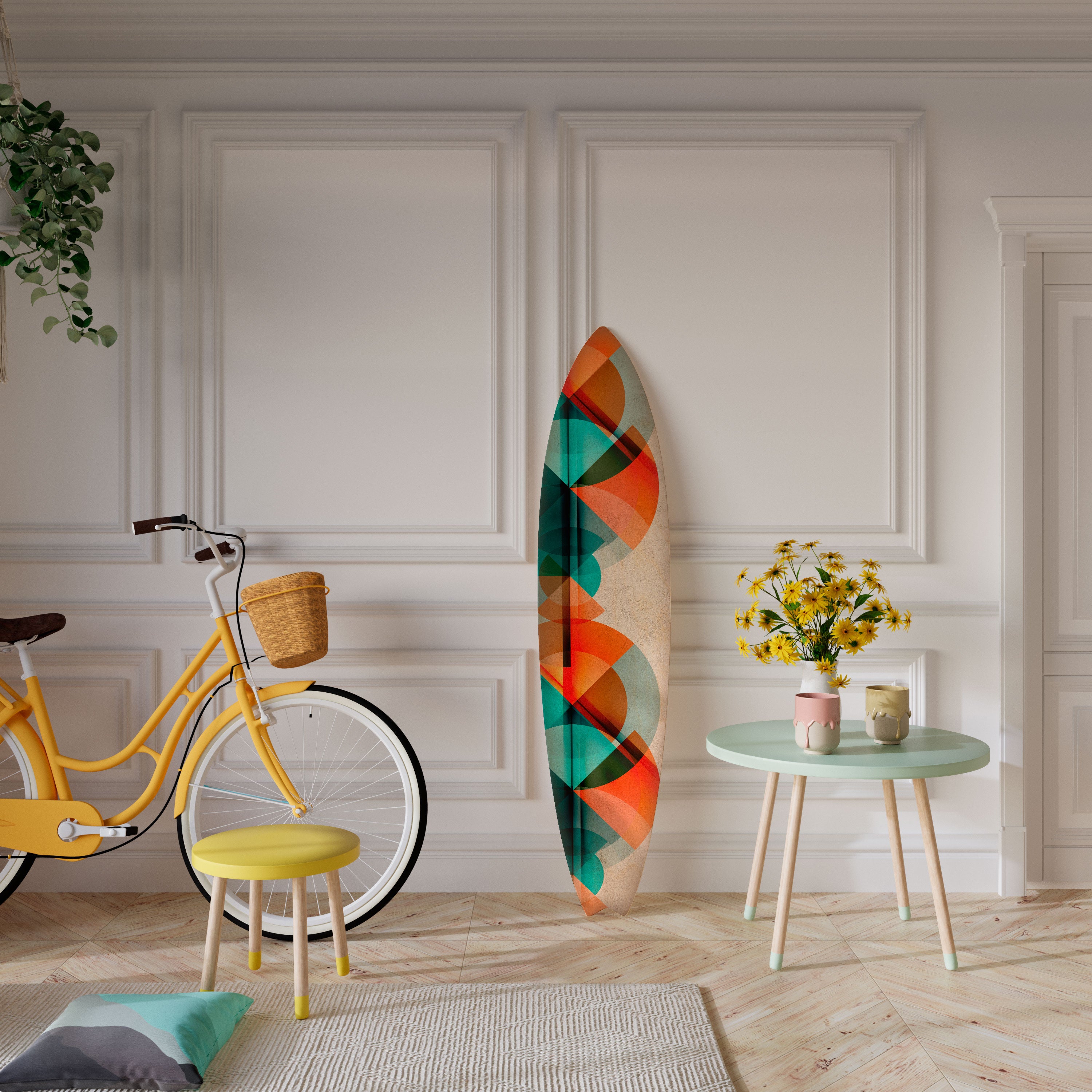 CIRCULAR RHAPSODY Surfboard Decorative Panel