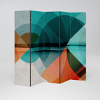 CIRCULAR RHAPSODY 5-Panel Room Divider