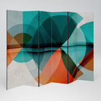 CIRCULAR RHAPSODY 6-Panel Room Divider