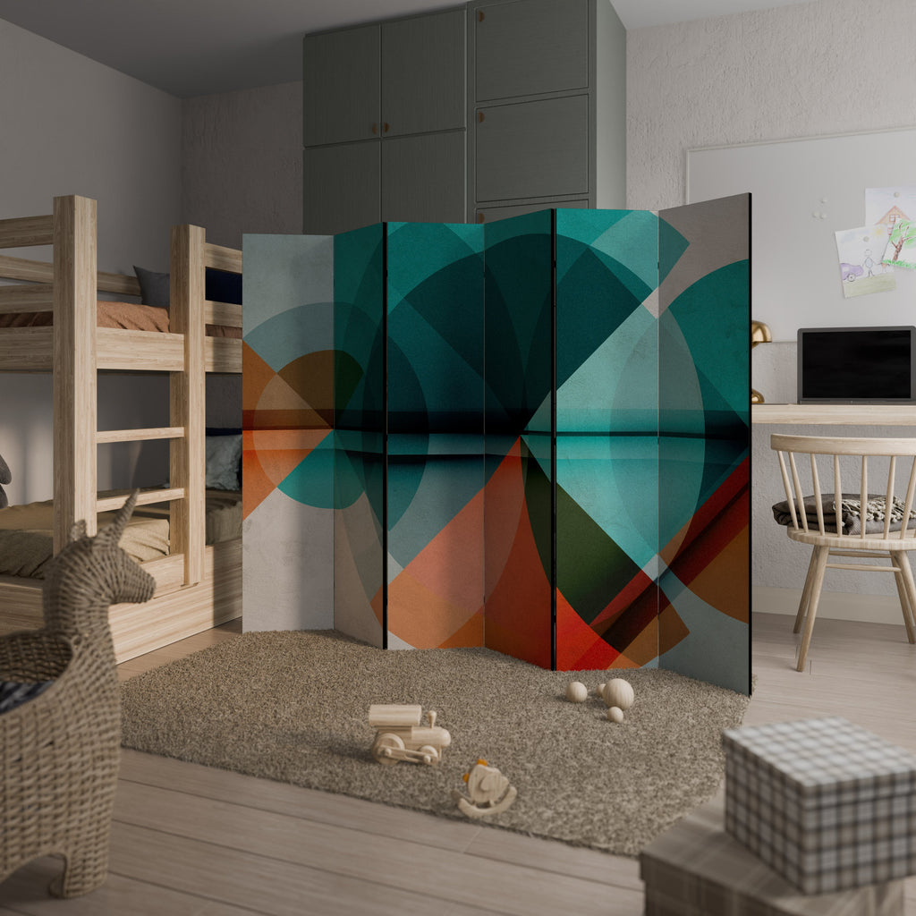 CIRCULAR RHAPSODY Decorative 6-Panel Room Divider