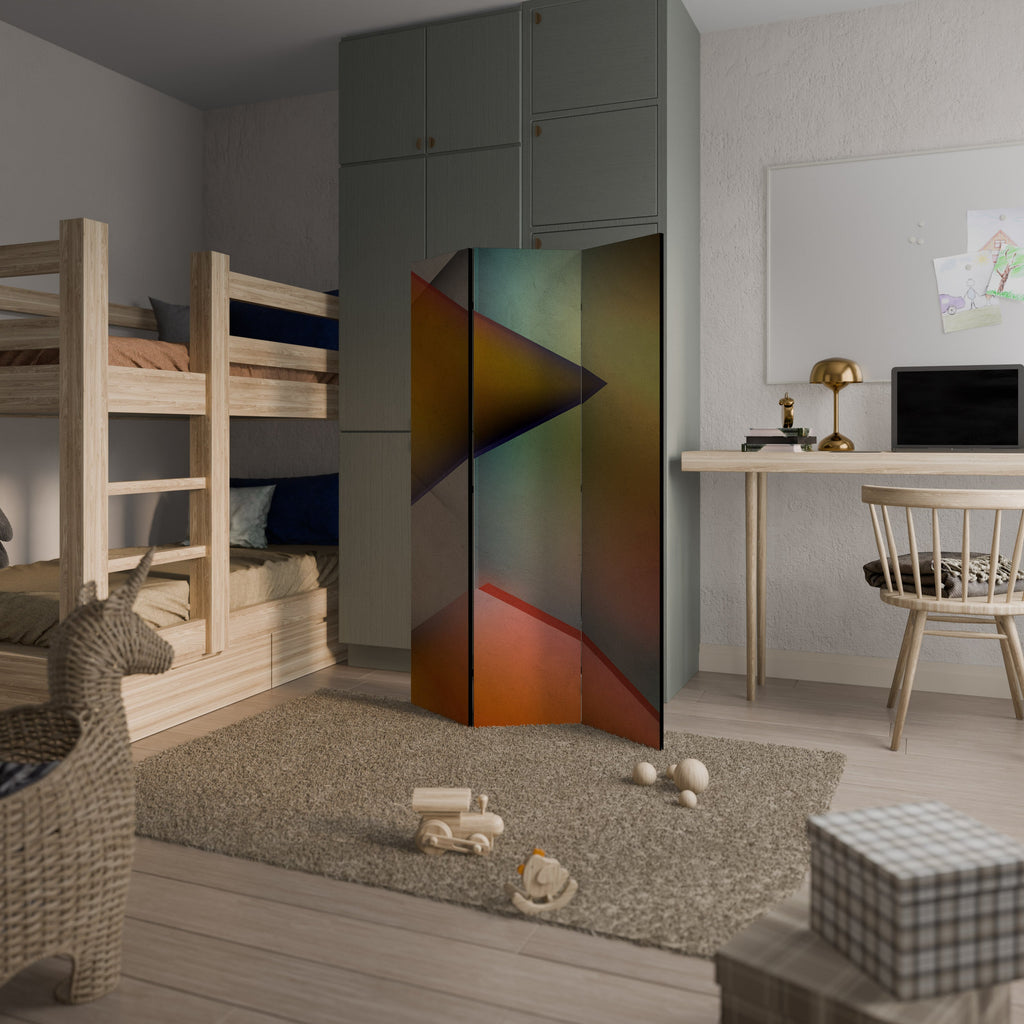 PIERCING SHARPNESS Decorative 3-Panel Room Divider