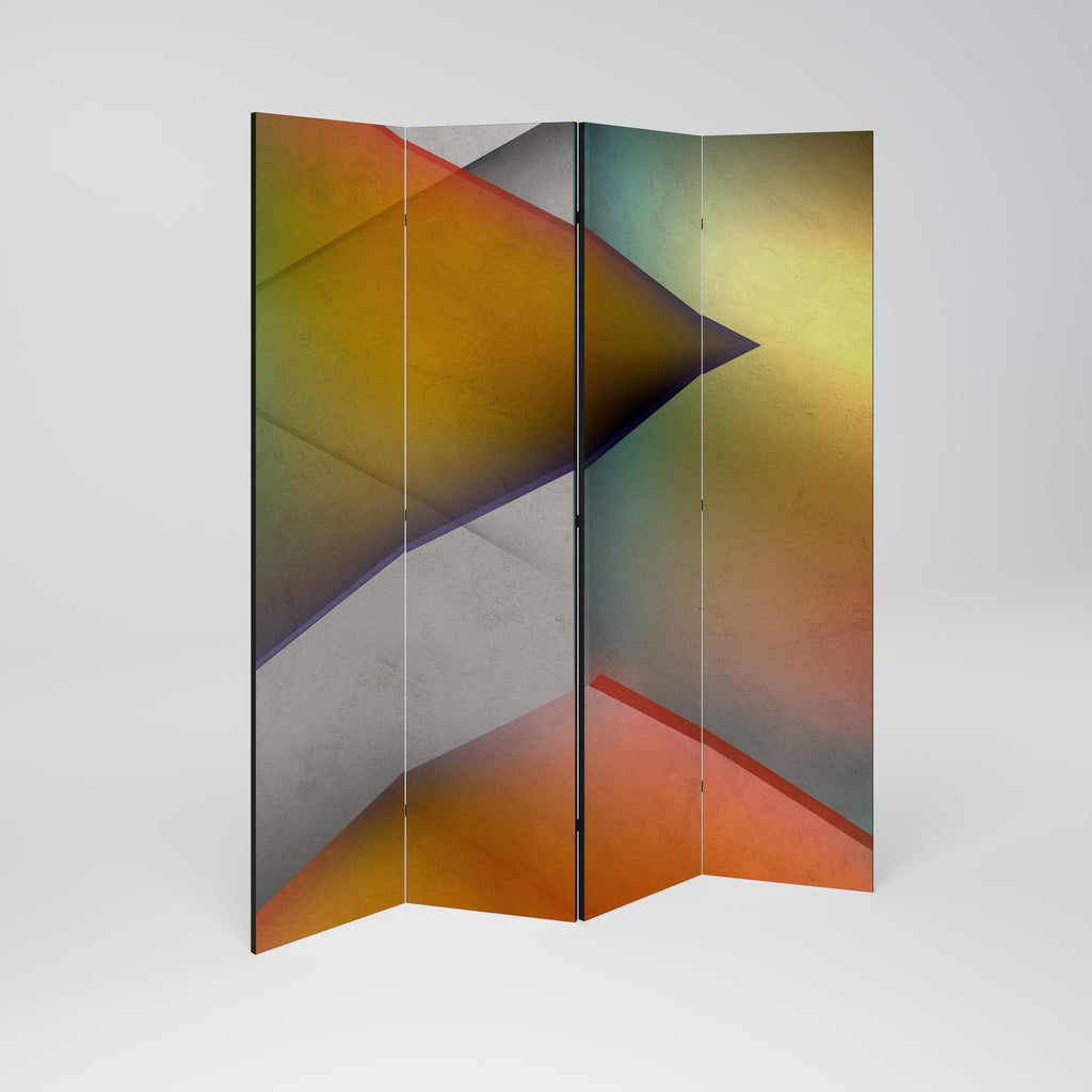 PIERCING SHARPNESS Decorative 4-Panel Room Divider