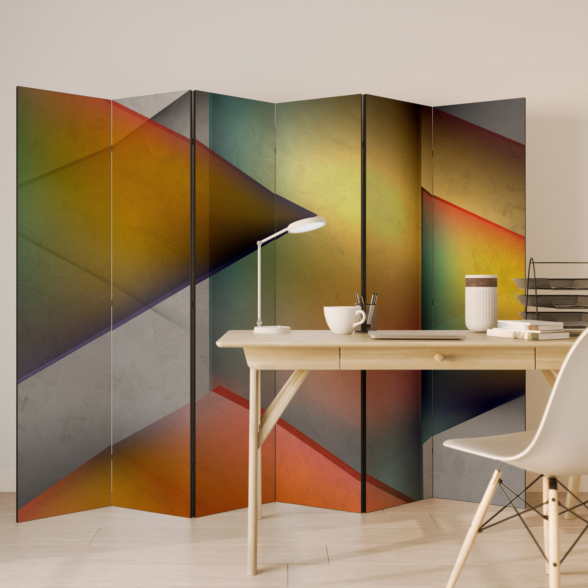 PIERCING SHARPNESS 6-Panel Room Divider