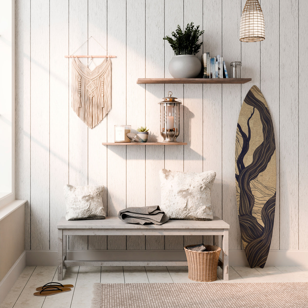 UNIFIED FRAGMENTS Surfboard Decorative Panel