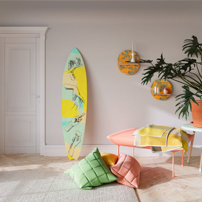 BODY LANGUAGE Surfboard Decorative Panel