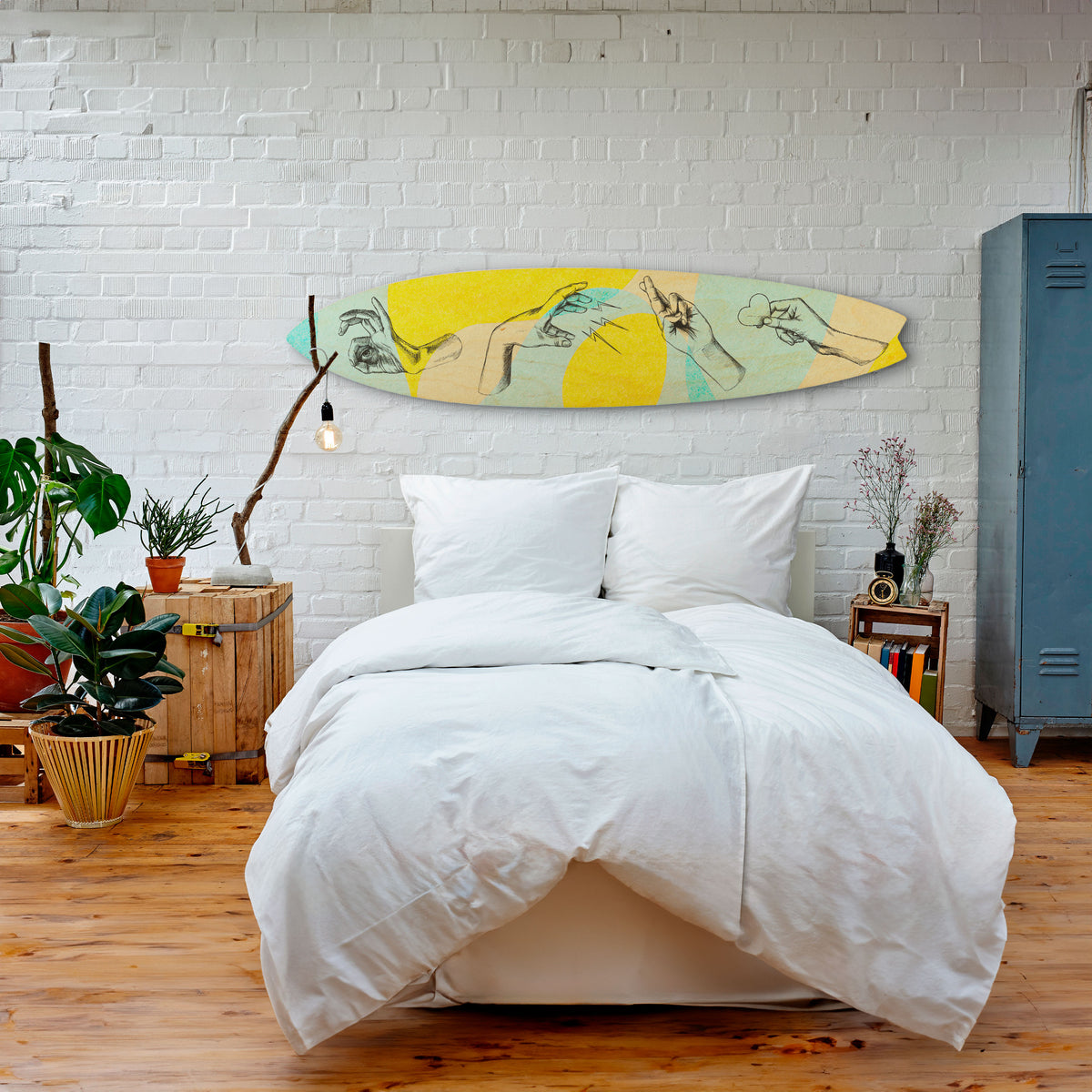 BODY LANGUAGE Surfboard Decorative Panel