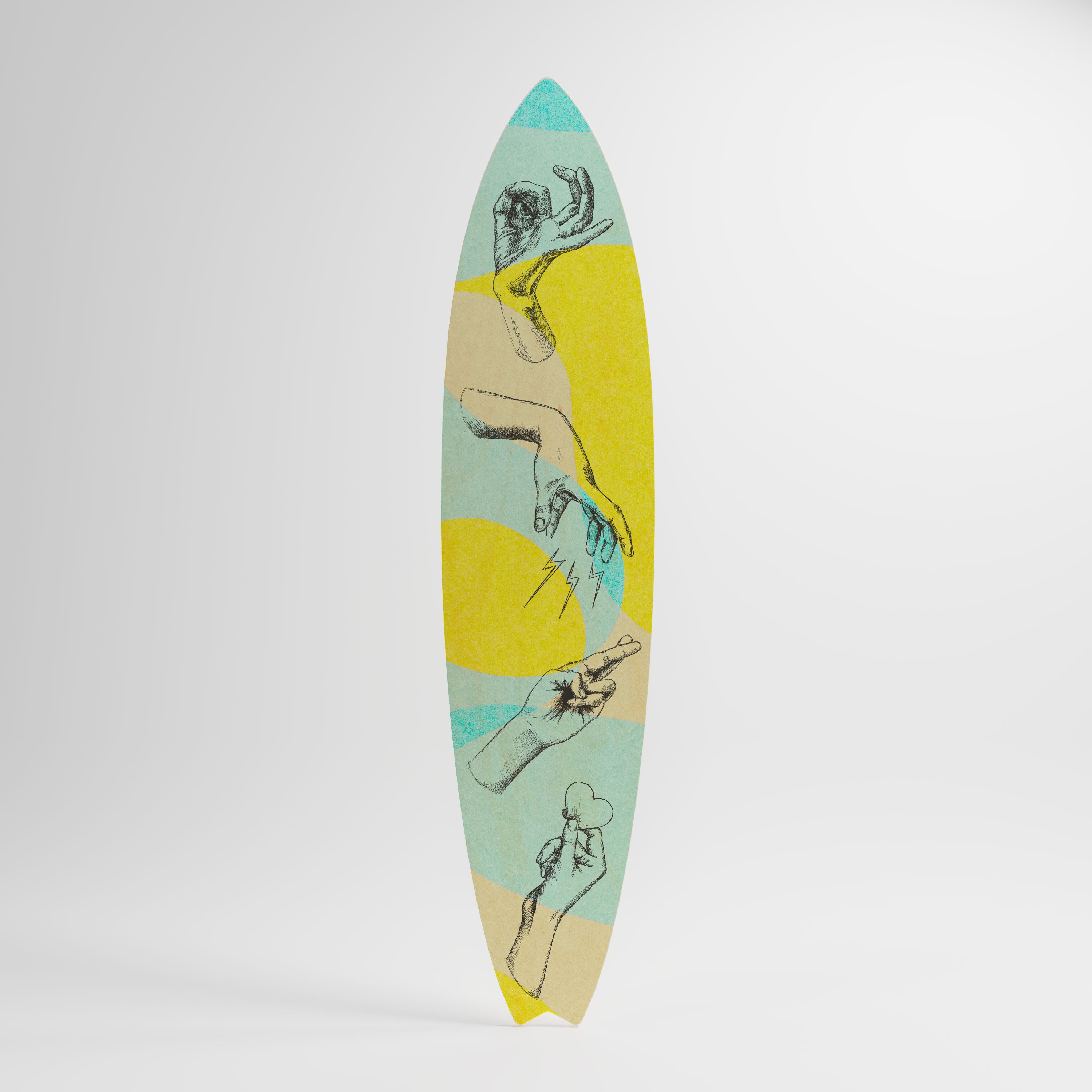 BODY LANGUAGE Surfboard Decorative Panel