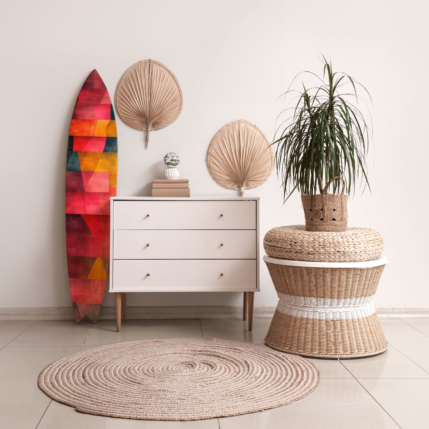 COLORFUL SOUNDS Surfboard Decorative Panel