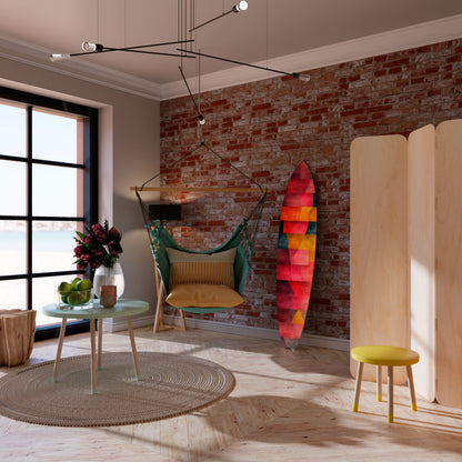 COLORFUL SOUNDS Surfboard Decorative Panel