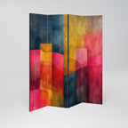 COLORFUL SOUNDS 4-Panel Room Divider