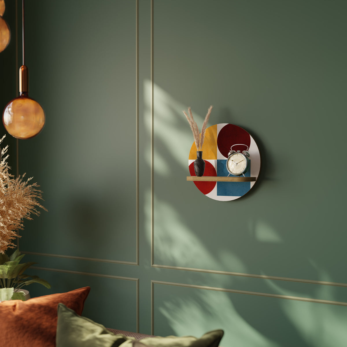 GEOMETRIC PUZZLE Art Shelf