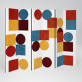 GEOMETRIC PUZZLE 6-Panel Room Divider