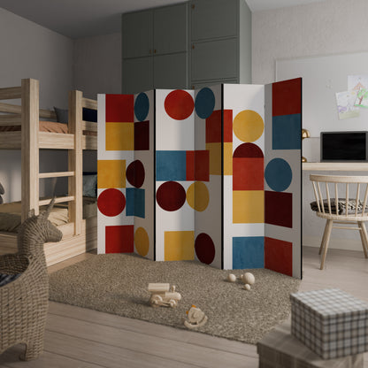 GEOMETRIC PUZZLE 6-Panel Room Divider