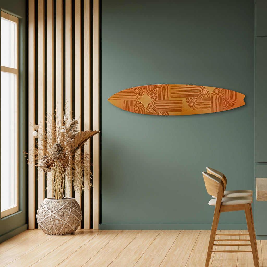 STRENGTHENING RELATION Surfboard Decorative Panel
