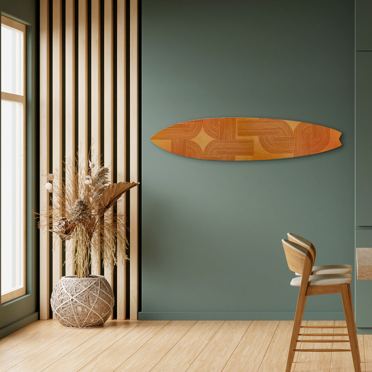 STRENGTHENING RELATION Surfboard Decorative Panel