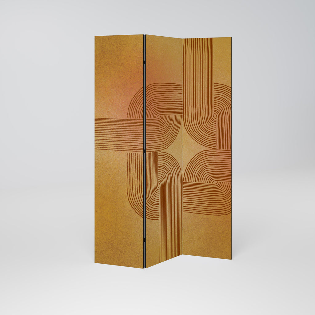 STRENGTHENING RELATION Decorative 3-Panel Room Divider