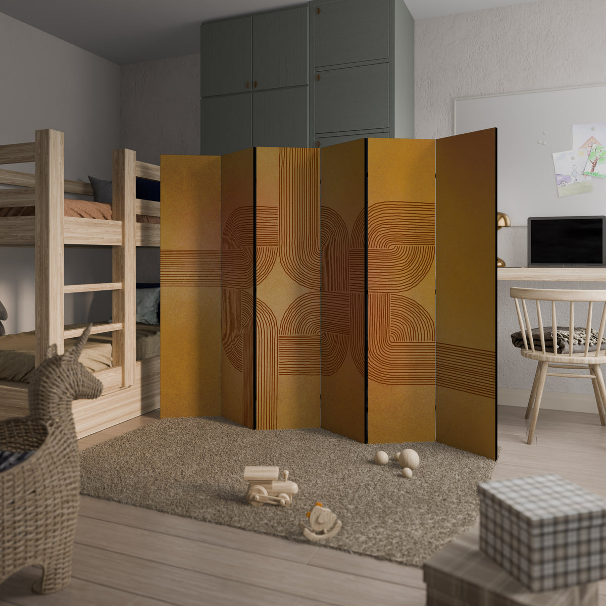 STRENGTHENING RELATION 6-Panel Room Divider
