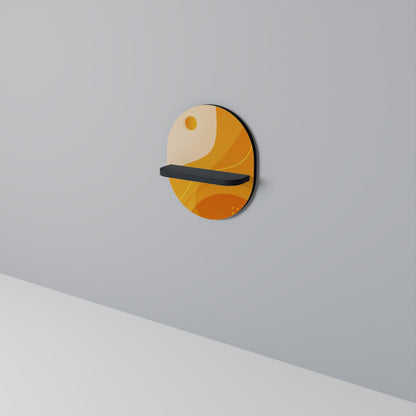 ORANGE ARRANGEMENT Art Shelf