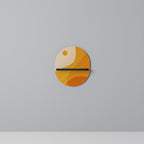 ORANGE ARRANGEMENT Art Shelf