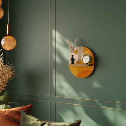 ORANGE ARRANGEMENT Art Shelf
