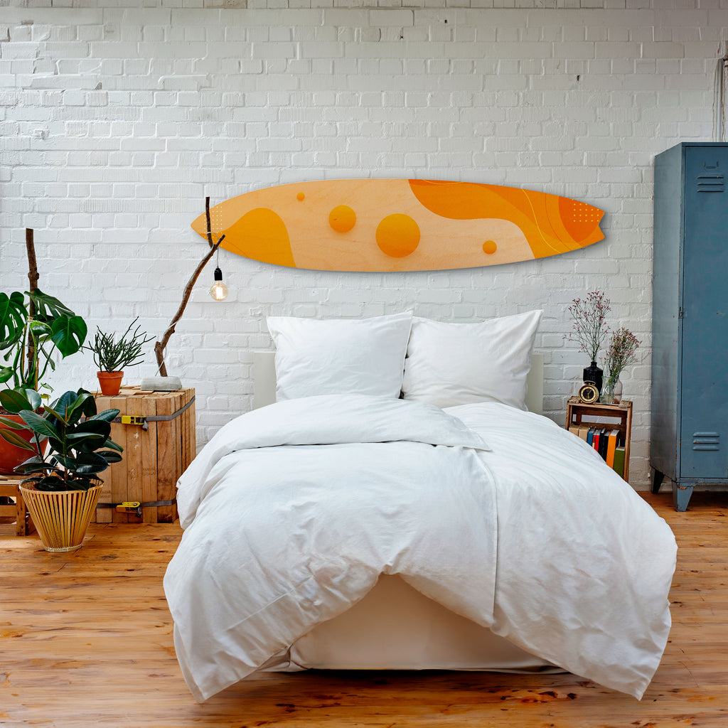 ORANGE ARRANGEMENT Surfboard Decorative Panel