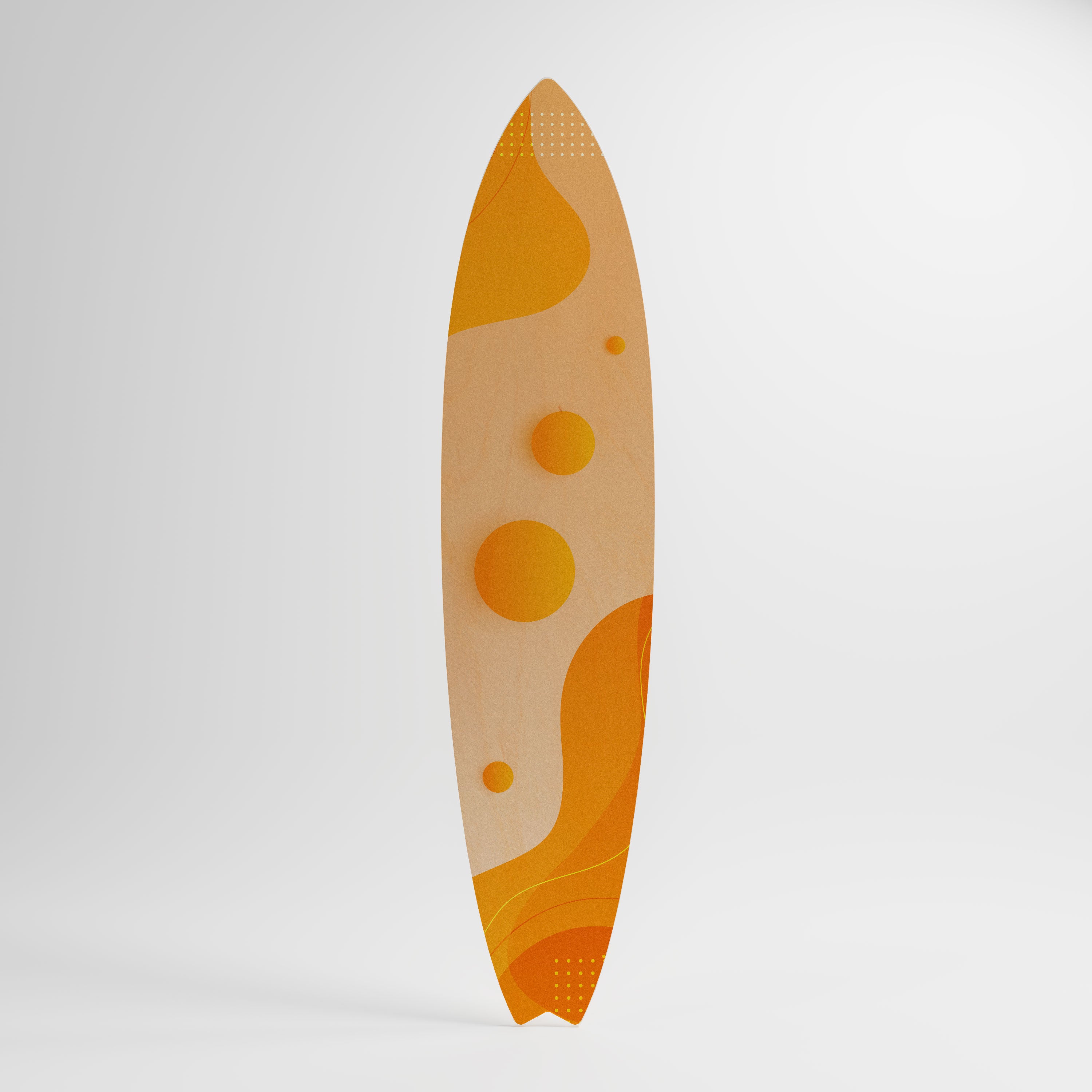 ORANGE ARRANGEMENT Surfboard Decorative Panel