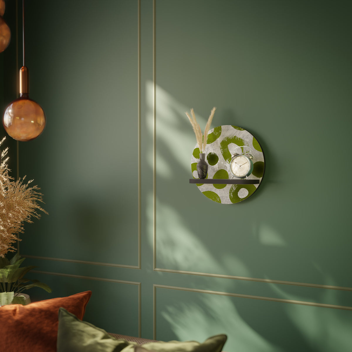 GREEN RHAPSODY Art Shelf