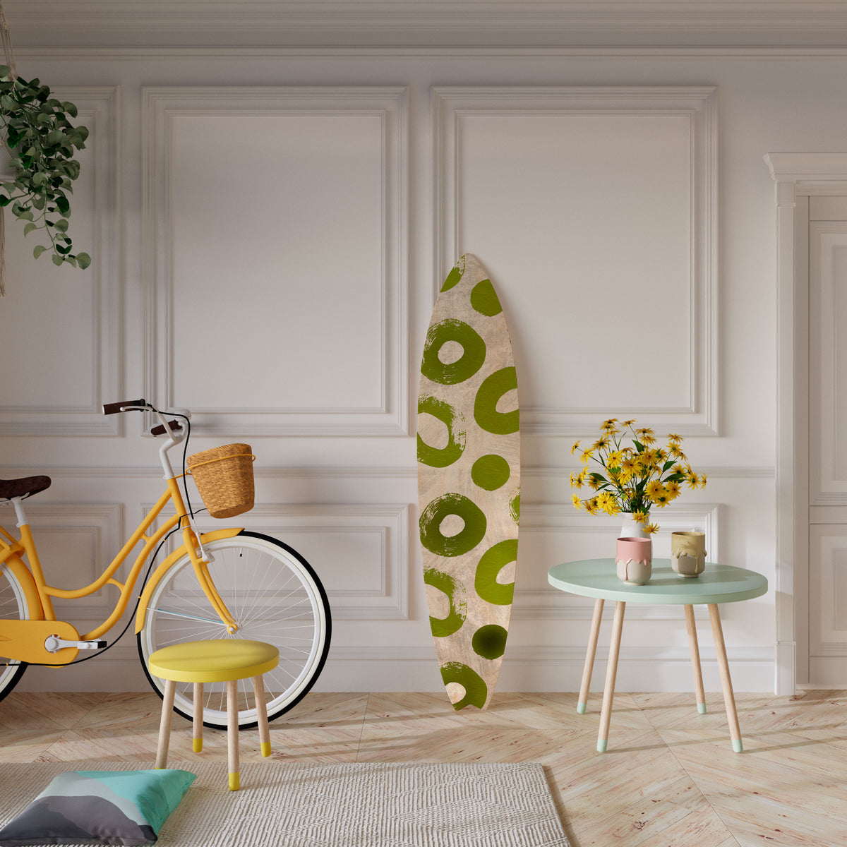 GREEN RHAPSODY Surfboard Decorative Panel