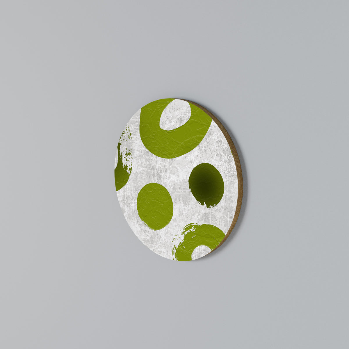 GREEN RHAPSODY Round Wall Art
