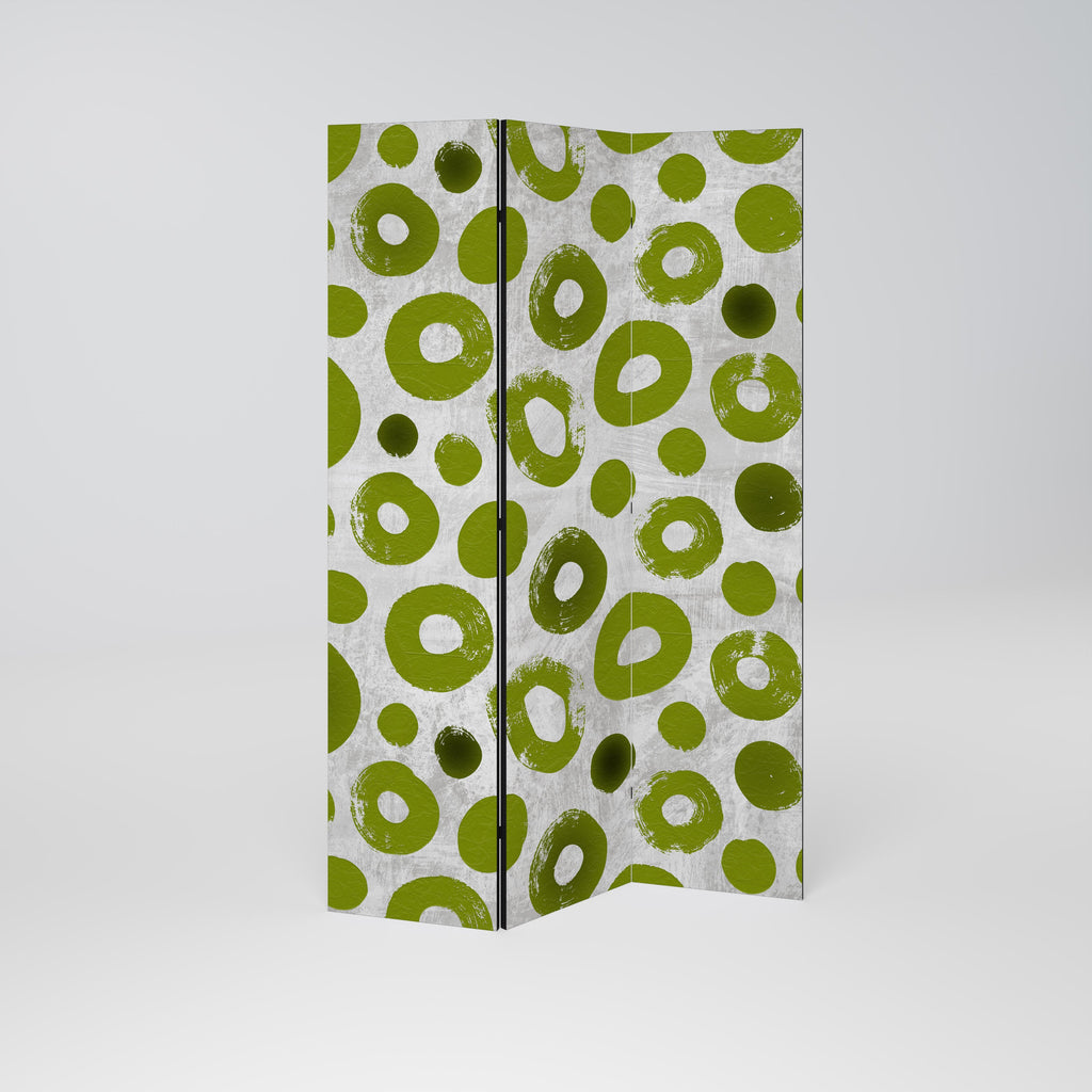 GREEN RHAPSODY Decorative 3-Panel Room Divider