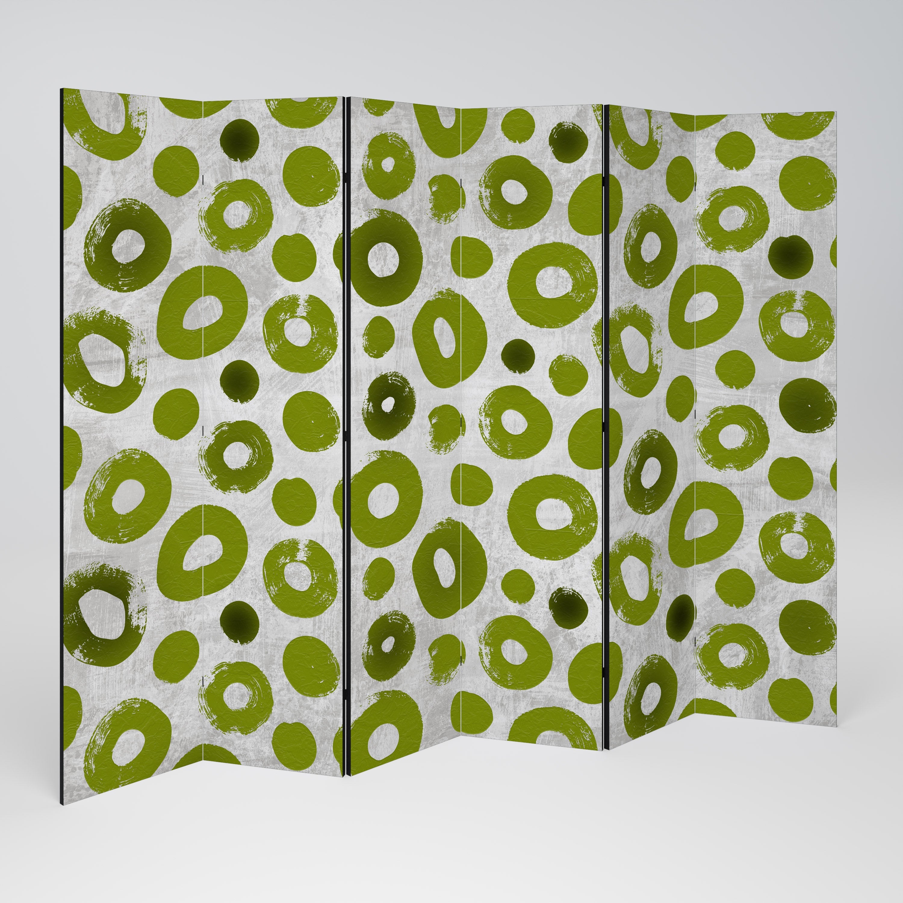 GREEN RHAPSODY Decorative 6-Panel Room Divider