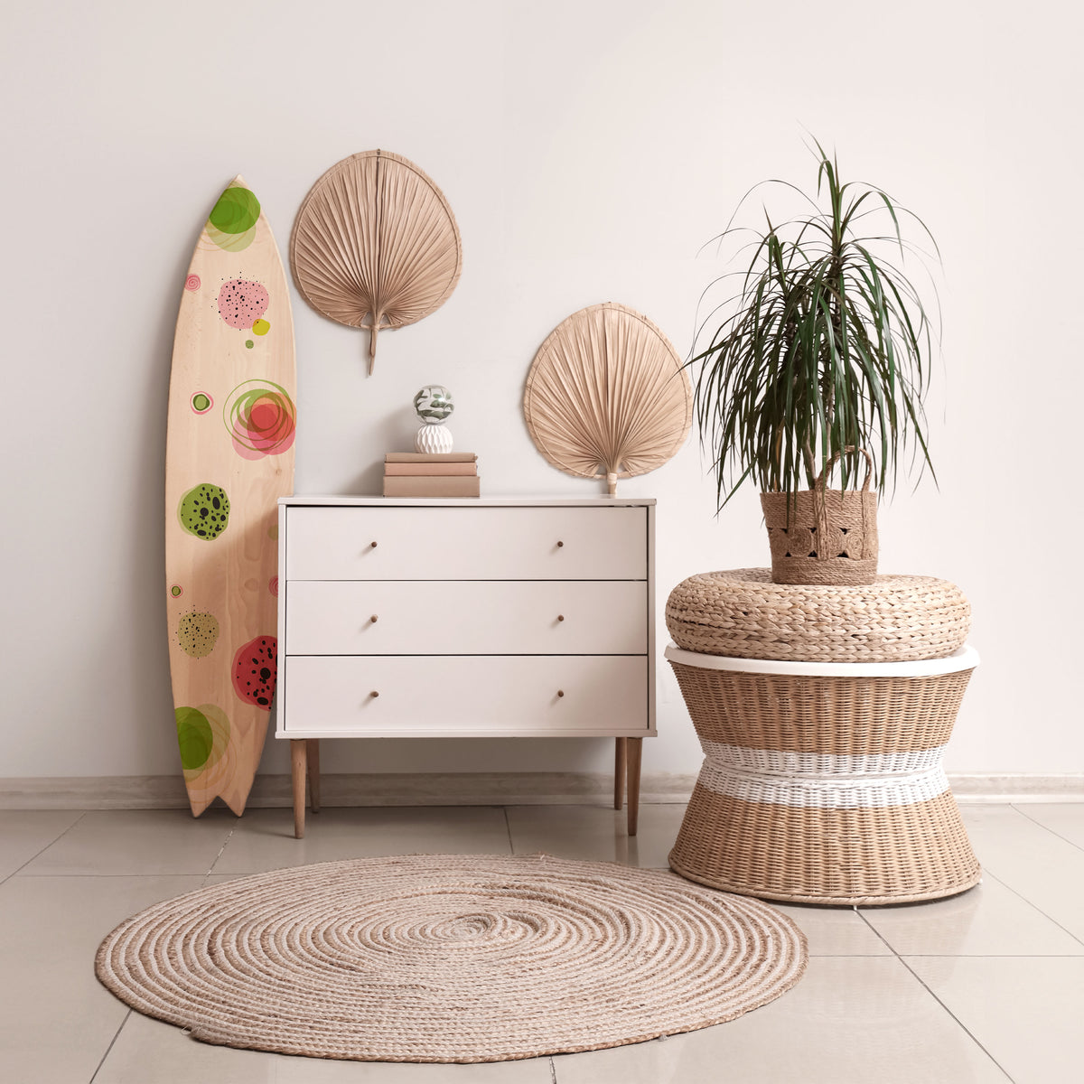 COLORFUL COSMOS Surfboard Decorative Panel