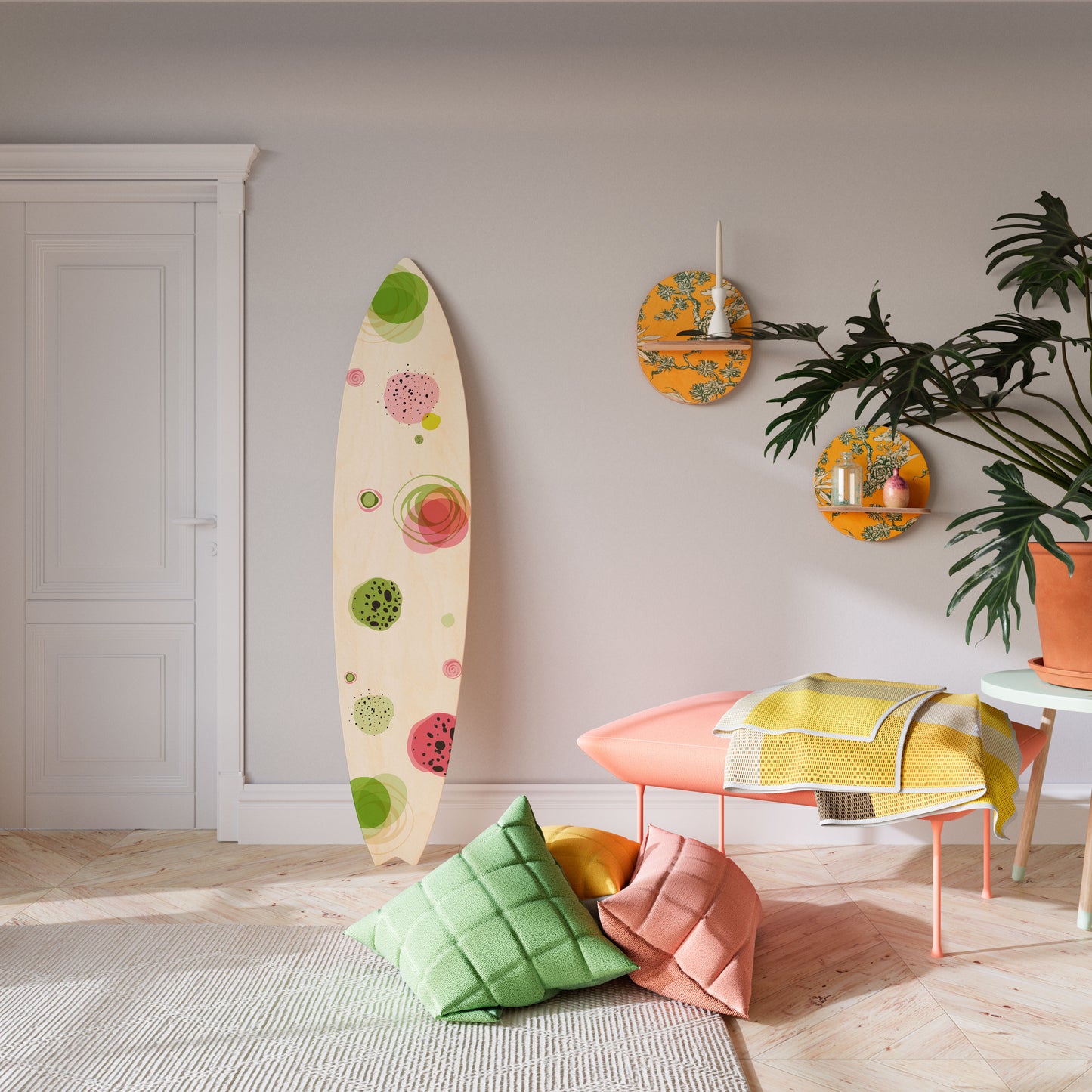 COLORFUL COSMOS Surfboard Decorative Panel