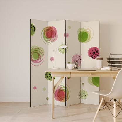 COLORFUL COSMOS 4-Panel Room Divider