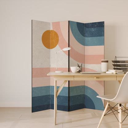 TWO HALVES 4-Panel Room Divider