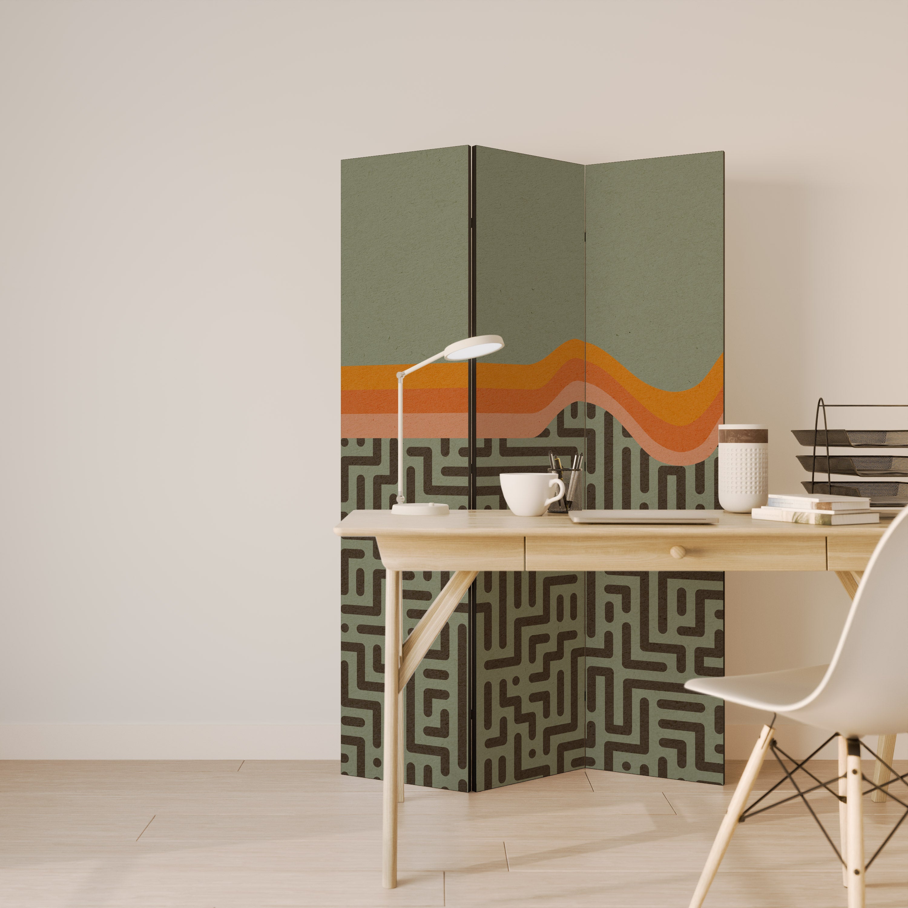 SIMPLE SOLUTIONS 3-Panel Room Divider