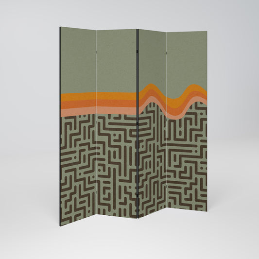 SIMPLE SOLUTIONS 4-Panel Room Divider
